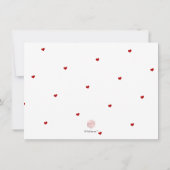 PixDezines DIY カラー モダン ブラシ スクリプト セーブザデート (裏面)