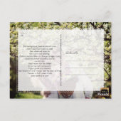 PixDezines DIY カラー / Save our Date / 偽のゴールド ポストカード (裏面)