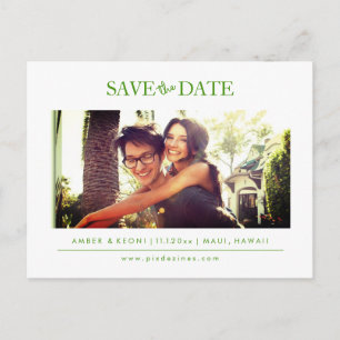 PixDezines DIY カラー Save the Date 案内ポストカード