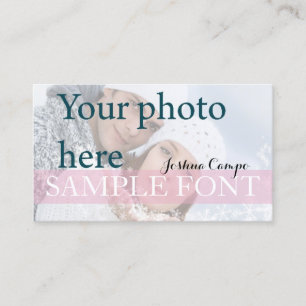 PixDezines DIY フォト+フォント 名刺