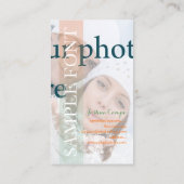 PixDezines DIY フォト+フォント 名刺 (裏面)