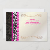 PixDezines diy 2012の卒業/cheetah 5x7 招待状 (裏面)