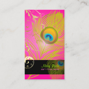 PixDezines diy background/peacock+filigree 名刺