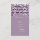 PixDezines diy color, flora damask 名刺 (裏面)