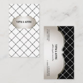 PixDezines diy color/moroccanトレリス 名刺 (正面/裏面)