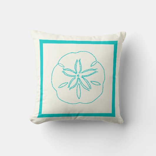 PixDezines diy color/sanddollar starfish クッション (正面)