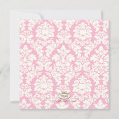 PixDezines diy colors、fotosの誕生の発表 案内状 (裏面)