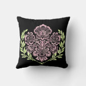 PixDezines diy colors/la paloma damask クッション (裏面)