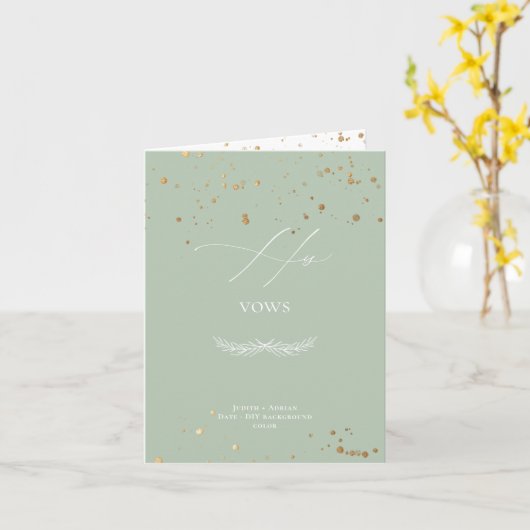 PixDezines DIY Colors Luxe Writhis Vows カード (黄色い花)