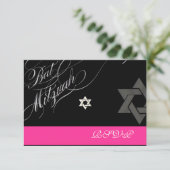 PixDezines diy colors/rsvp/バルミツワー 出欠カード (スタンド正面)