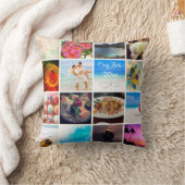 PixDezines DIY Instagramコラージュ写真、DIYカラー クッション (ブランケット)