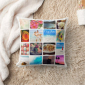 PixDezines DIY Instagramコラージュ写真、DIYカラー クッション (ブランケット)