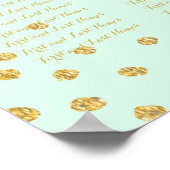 PixDezines DIYcolor/フェイク金ゴールドスペック/シーティングチャート ポスター (角)