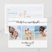 PixDezines DIYcolor/結婚s写真感謝していユー ポストカード (正面/裏面)