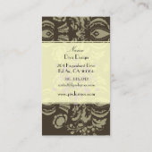 PixDezines DOLCE DAMASK/DARK CHOCOLATE/DIY COLOR 名刺 (裏面)