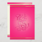 PixDezines Double Happines, 結婚's 招待状 (正面/裏面)