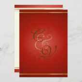 PixDezines Double Happines, 結婚's 招待状 (正面/裏面)