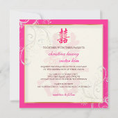 PixDezines Double Happines, 結婚's 招待状 (裏面)