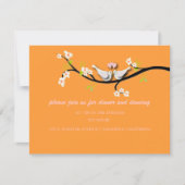 PixDezines doves/love birds/diy color 招待状 (正面)