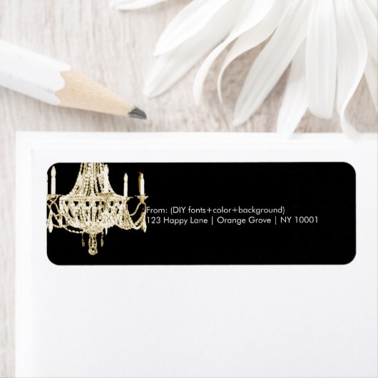 PixDezines empire chandelier/DIY背景 ラベル (インサイチュ)