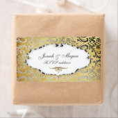 PixDezines Felina、ヴィンテージRossi Damask ラベル (インサイチュ)