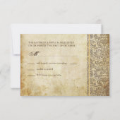 PixDezines Fidora Damask RSVPカード (裏面)