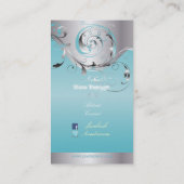 PixDezines Filigree+swarls/silver+blue ice 名刺 (裏面)