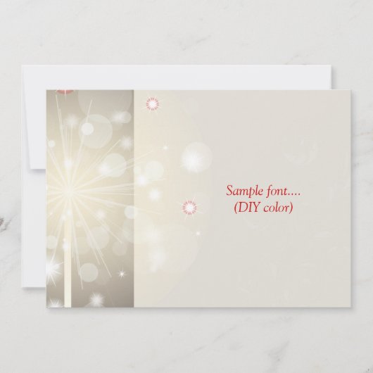 PixDezines filigree swirls/diyカラー 招待状 (正面)