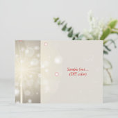 PixDezines filigree swirls/diyカラー 招待状 (スタンド正面)