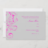 PixDezines filigree swirls/diy背景色 招待状 (裏面)