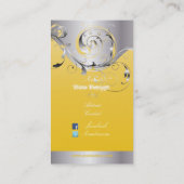 PixDezines Filigree+swirls/silver+lemon zest 名刺 (裏面)