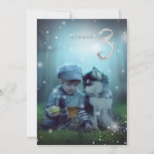 PixDezines Firefles 3rd誕生日 招待状 (正面)