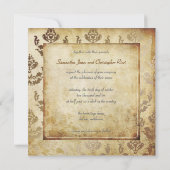 PixDezines Firenzeダマスク 招待状 (裏面)