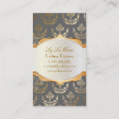 PixDezines firenze damask/copper/diy背景 名刺 (裏面)