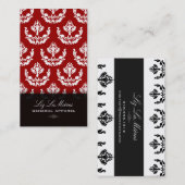 PixDezines firenze damask/diy背景色 名刺 (正面/裏面)