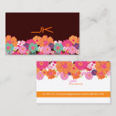 PixDezines Floral ～ Alegre 名刺 (正面/裏面)