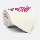 PixDezines Florentius Damask/Cream/DIY ネクタイ (ロール)