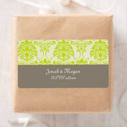 PixDezines Florentius Damask/DIYカラー ラベル (インサイチュ)