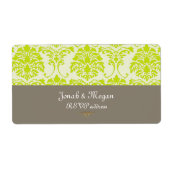 PixDezines Florentius Damask/DIYカラー ラベル (正面)