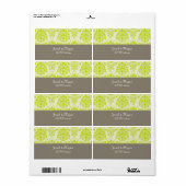 PixDezines Florentius Damask/DIYカラー ラベル (フルシート)