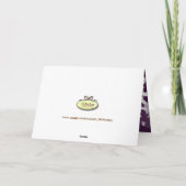 PixDezines Fluttering Byサンキューカード/DIYカラー サンキューカード (裏面)