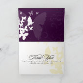 PixDezines Fluttering Byサンキューカード/DIYカラー サンキューカード (内部)