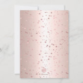 PixDezines Fofty +素晴らしいバラ金ゴールド星 招待状 (裏面)