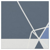 PixDezines geometric/blueアジサイ ファブリック (クローズアップ)