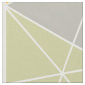 PixDezines geometric/yellow/gray ファブリック (クローズアップ)