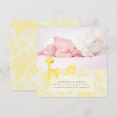 PixDezines giraffe+toile 案内状 (正面/裏面)