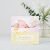 PixDezines giraffe+toile 案内状 (スタンド正面)