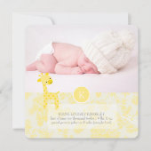 PixDezines giraffe+toile 案内状 (正面)