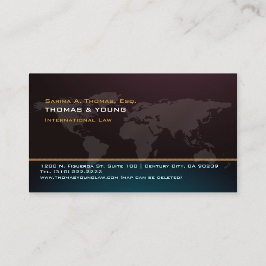 PixDezines Global、Worldマップへの移行 名刺 (裏面)