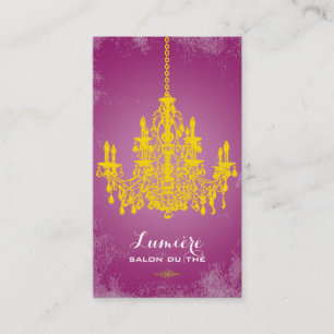 PixDezines goldenrod chandelier/DIYカラー 名刺